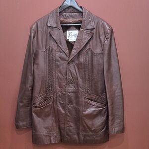 Vintage leather jacket by Bermans
